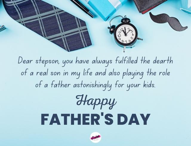 Fathers Day Card Messages for Stepson