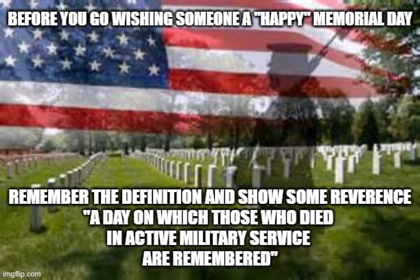 happy memorial day 2022 meme