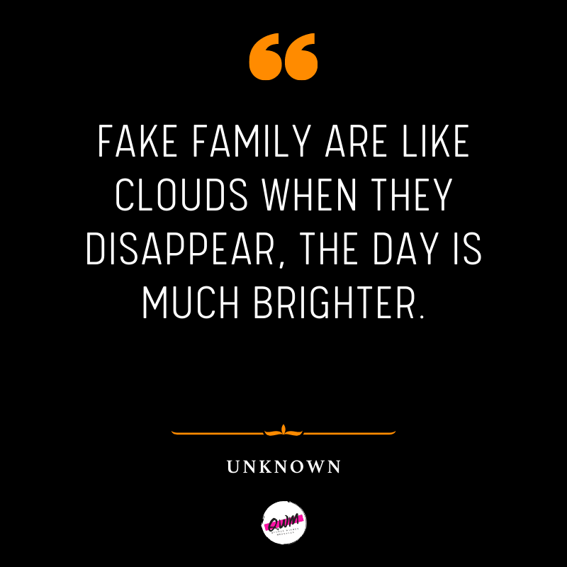 fake family quotes