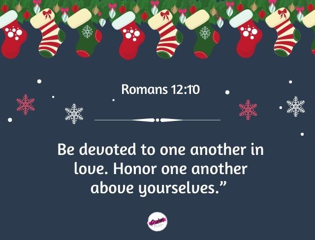 Christmas Bible Verses 2023 - Romans