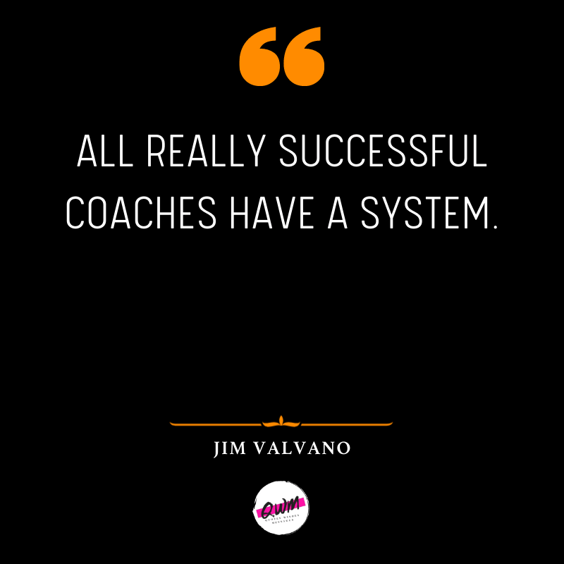 All really successful coaches have a system.